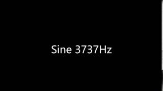 Sine 3737Hz Audio Only