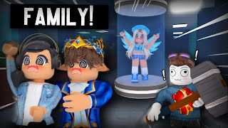 MY CRAZY PARENTS PLAY FLEE THE FACILITY! (ROBLOX FAMILY)