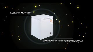 Uğur Ticari Tip Yatay Derin Dondurucular Kullanım Kılavuzu