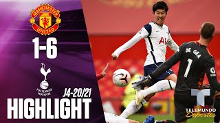 Highlights & Goals | Manchester United vs. Tottenham Hotspur 1-6 | Telemundo Deportes