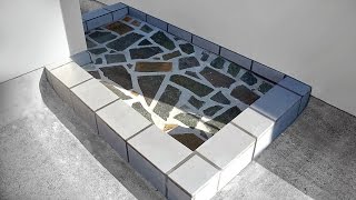 Luxurious Outdoor Shower - Part 1 [Natural Stone & Tiling]