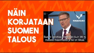 Petri Roininen: Näin korjataan Suomen talous (YLE pienpuoluetentti 2023)