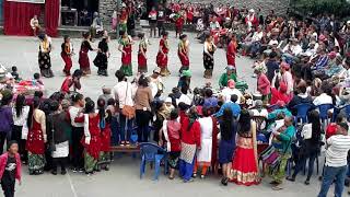 Myagdi chimkhola ko  group kauda dance