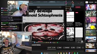 xQc Dies Laughing at xQc Dying of Laughter at The Most Schizophrenic TikTok Ever