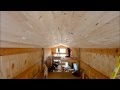 Filling the nail holes, Installing 1x7 Tongue and Groove Pine on the Ceiling