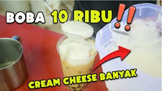 BOBA TERMURAH 10RIBU SEMUA RASA SEMUA TOPPING