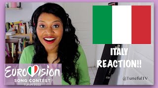 ITALY Eurovision 2022 Reaction (Tuneful TV)