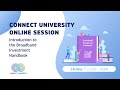 CONNECT University - Broadband Investment Handbook