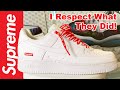 Nike Air Force 1 x SUPREME White-on-White - Review and Shots on Foot!