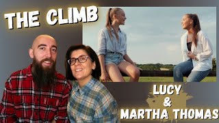 Lucy & Martha Thomas - The Climb (REACTION) with my wife