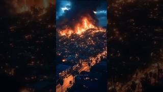 Los Angeles burning..✨❤️‍🩹 | free phalestine 🇵🇸 || #allah #reels #fire  #shorts #viral #losangeles