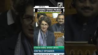 Priyanka Gandhi’s debut speech in Parliament | Congress MP’s fiery attack on PM Modi in Lok Sabha