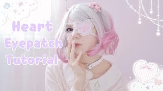 ♡ How to Sew a Heart Eyepatch ♡