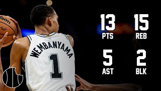 Victor Wembanyama Highlights | Spurs vs. Lakers | 15th Dec 2023