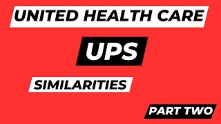 United Health Care and UPS Similarities Episode 2 - UPS Response?!