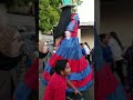 el recorrido de la virgen de hato con la gigantona y el enano cabezon parte final