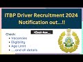 ITBP Driver Recruitment 2024