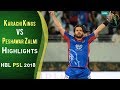 Full Highlights | Karachi Kings Vs Peshawar Zalmi | Match 7 | 25 February | HBL PSL 2018 | PSL