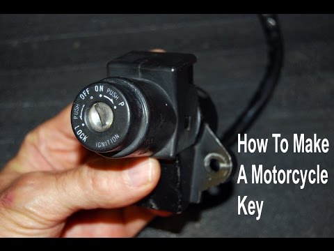 How to Make a Working Motorcycle Key How to Make a Working Motorcycle Key