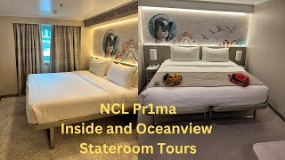 NCL Pr1ma 2023 We tour the inside and Oceanview cabins