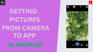 Open camera click photo | Android studio using java 2024