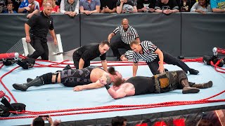 Braun Strowman and Big Show destroy the ring: Raw, April 17, 2017