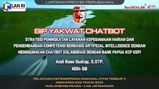 Proper SIP YAKWAT CHATBOT - Mappi - Andi Baso Gustap