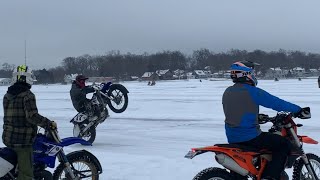 White Lake Motorcycle Ice Racing near Jackson rd February 2, 2025