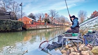 Angling Times Winter Hotspots Series Pt2 - Steve Winter catches roach on the River Welland