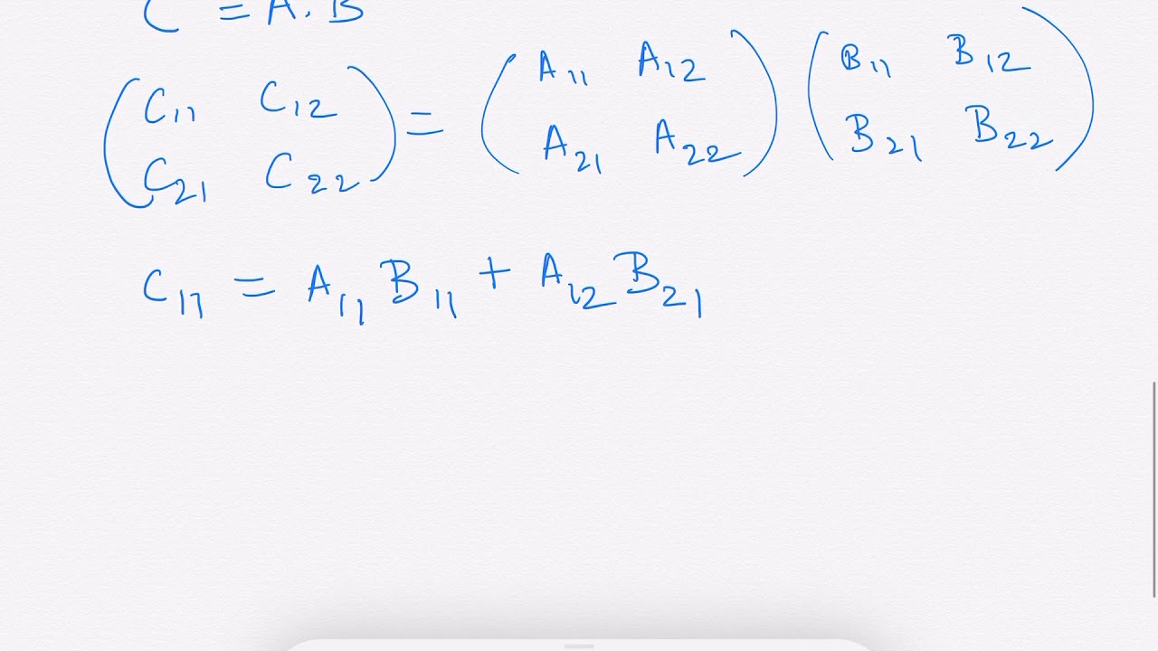 Matrix Multiplication Using Divide And Conquer And Strassen’s Algorithm ...