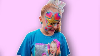HEART EYE MAKEUP TUTORIAL! - JoJo Siwa
