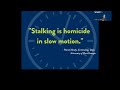 Stalking & Sexual Violence: Understanding the Intersections (04/24)