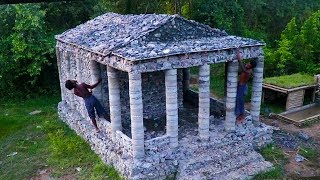 Build Stone's Roof of Roman Temple