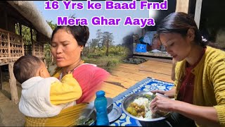 Friend Aaya  Mera Ghar  pe || Manjita or Maine  Jujube collected  Kiya || #villagelife vlogs