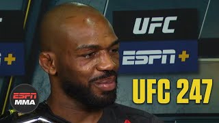 Jon Jones 'shed some tears' after historic title defense vs. Dominick Reyes | UFC 247 | ESPN MMA