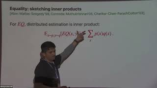 The Communication Complexity of Distributed Estimation - Parikshit Gopalan