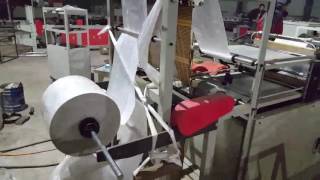 Rolling bag cutting machine without core收卷无芯连卷