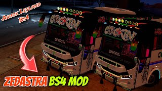 🚚 New ZedAstra Bs-4 Bus Mod 🔰 RELEASED In Bussid 🏕️ By Gameplay #zedastra #bussid #bussidmod