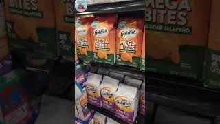 NEW goldfish mega bites Cheddar Jalapeno #shorts #shopping