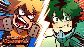 FIRST DAY in U.A. HIGH SCHOOL as MHA VOICE ACTORS! 【My Craft Academia S1. E2】