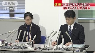 “組織ぐるみ・隠ぺい”　文科省天下り調査結果(17/01/20)