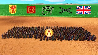 300 SPARTANS vs 7 MILLION of EVERY Ancient Army!? - UEBS 2: Ultimate Epic Battle Simulator 2