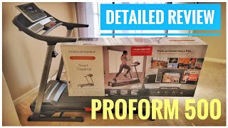 REVIEW  ProForm Cadence Compact 500 Folding Treadmill WALMART  LOVE IT PFTL39621