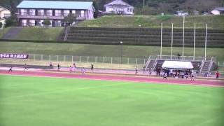 2013.10.20日田記録会　一般高校男子４×１００ｍ　1組