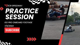 Practice session at ECR Speedway Karting track