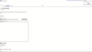 CodingBat - sumDouble (Java)