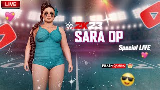 Sara Angel VS John cena \u0026 Mr McMahon || WWE 2K23 LIVE - Jan 12, 2025