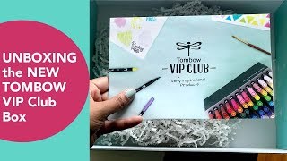 Unboxing Tombow VIP box! See 3 **NEW PRODUCTS** in action