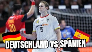 Deutschland vs Spanien Handball Länderspiel