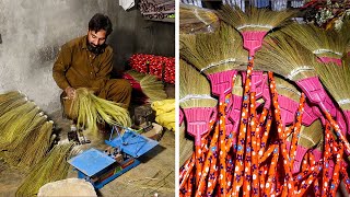 A Fascinating Factory Process: Broom/Jharu Manufacturing